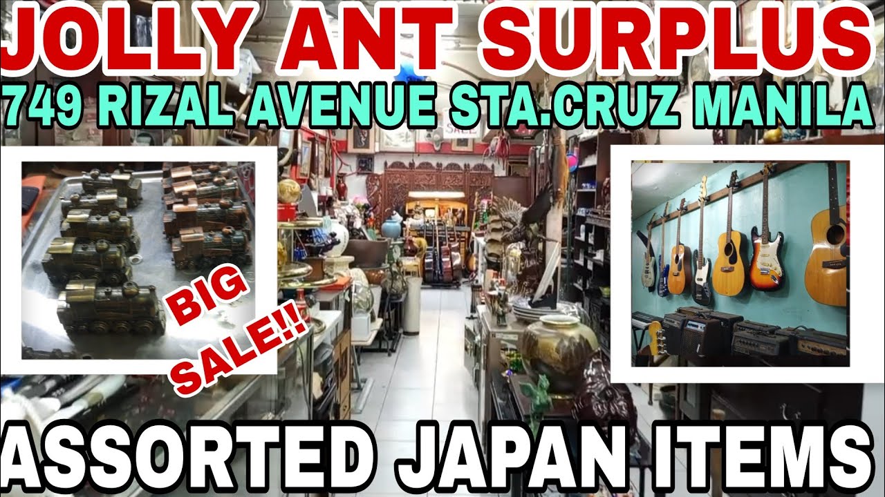WOW! GRABE BIG SALE!! PARIN NGAYON DITO SA JOLLY ANT SURPLUS 749 RIZAL AVENUE STA.CRUZ MANILA 💯 📷🪞🛠️