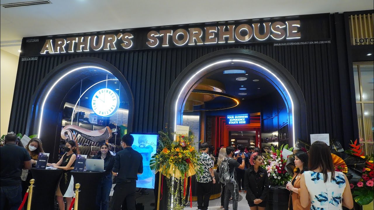 Touring around Guinness Malaysia's first flagship store, Arthur's