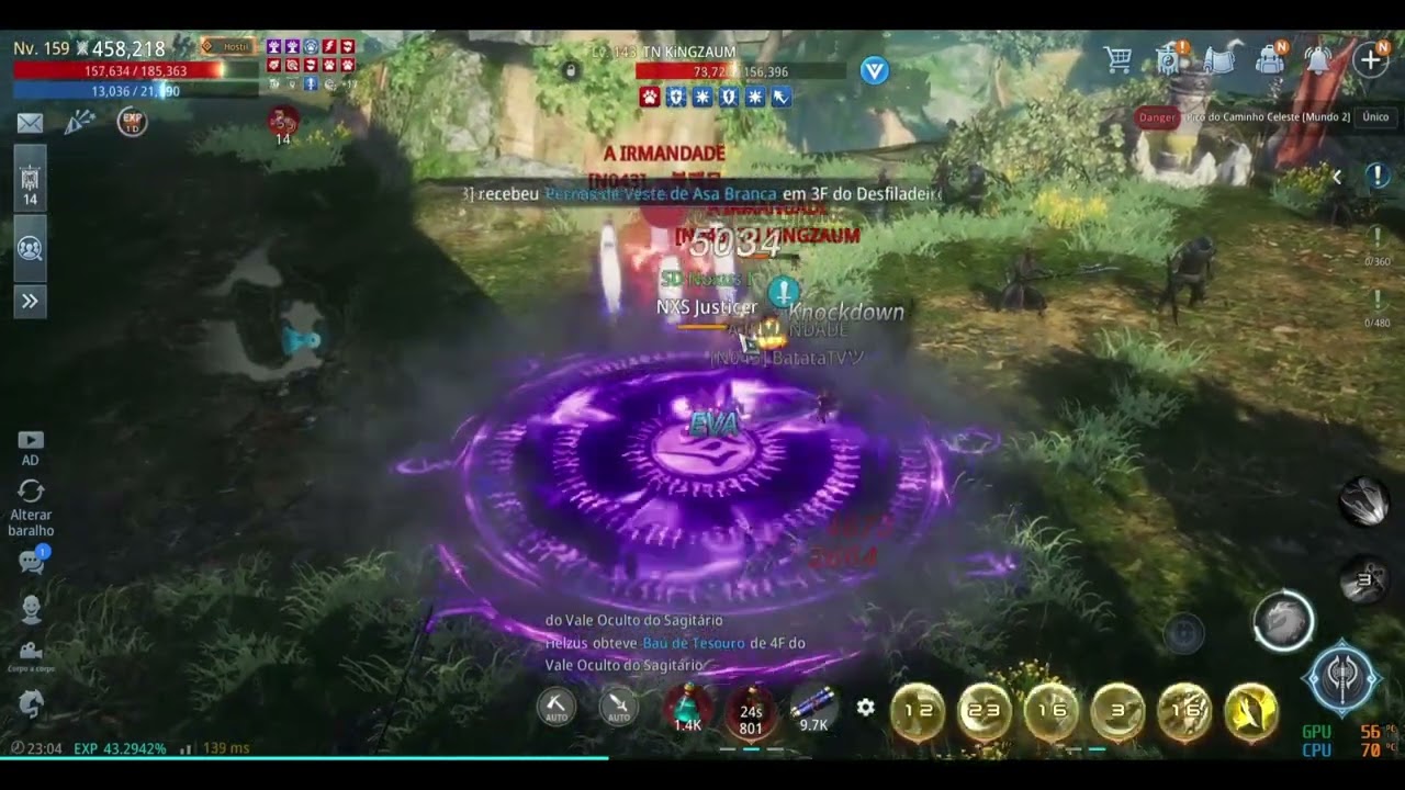 Amassando o batata minduca