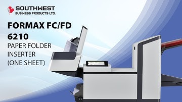 Formax FC/ FD 6210 Paper folder Inserter (ONE sheet)