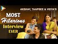 Akshay taapsee  vidyas funniest interview  mission mangal  rapid fire  superb quiz