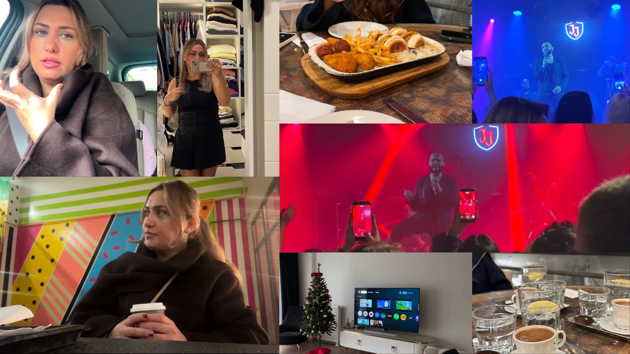 KIZ KIZA BERKAY KONSERİ|GİDEMİYCEM DİYE ÇOK KORKTUM|YENİ TELEVİZYONUMUZ KURULDU|KONSR ÖNCESİ KAHVE☕️