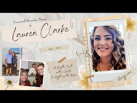 Live Stream of the Funeral Service of Lauren Clarke