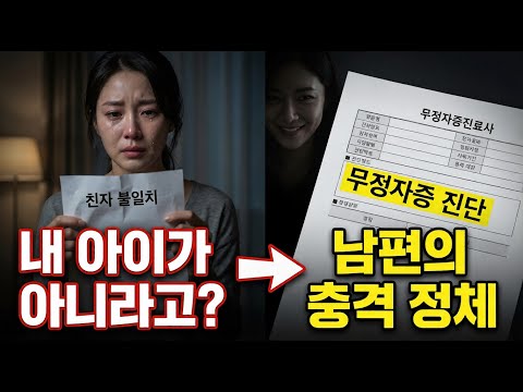 "친자 불일치라며 쫓겨났는데, 남편이 '무정자증'이었습니다"