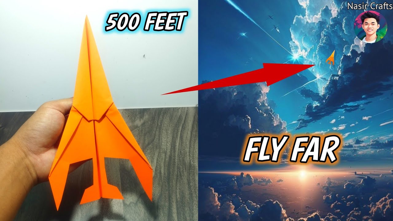 how to make a paper planes that flies far 500 feet - best paper plane ...