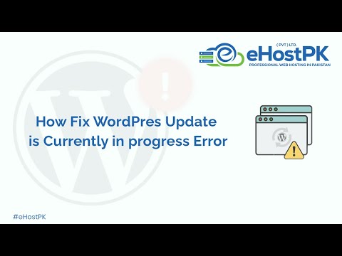 How to Fix Another update is currently in progress in WordPress - #Khurram Shahzad