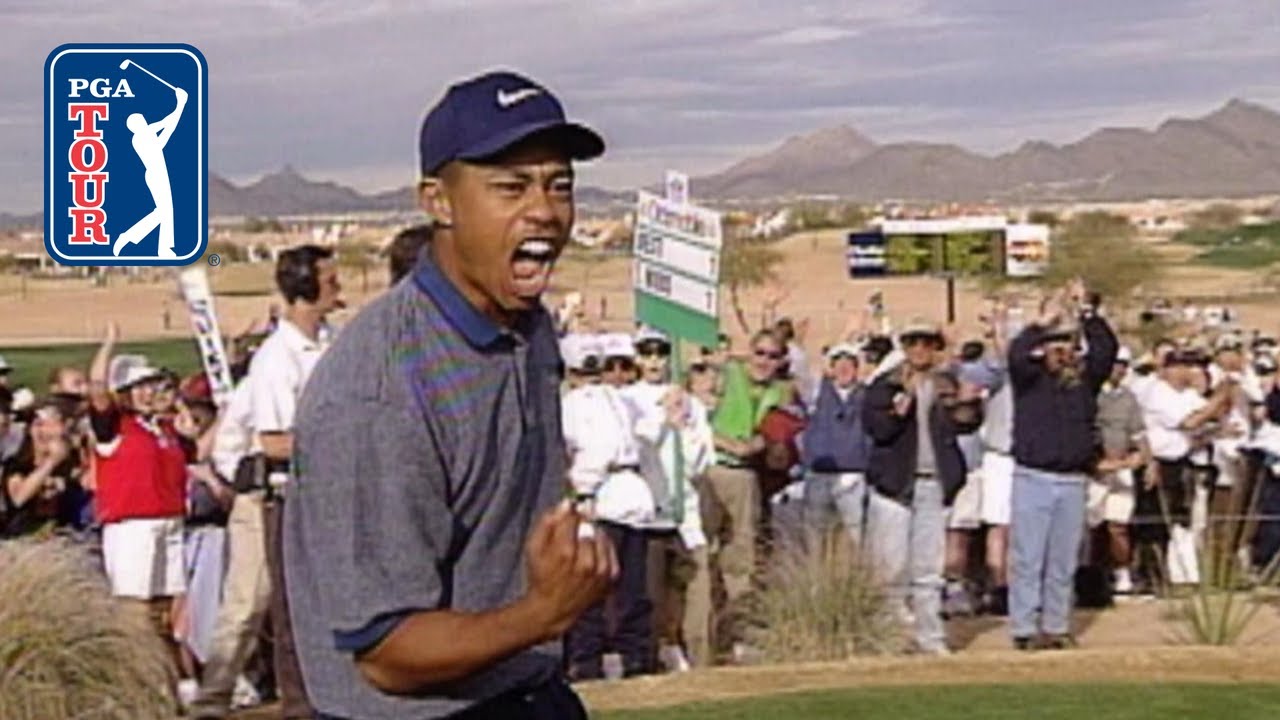 1 Day Until Golf Tiger S Iconic Ace At 1997 Phoenix Open Thescore Com