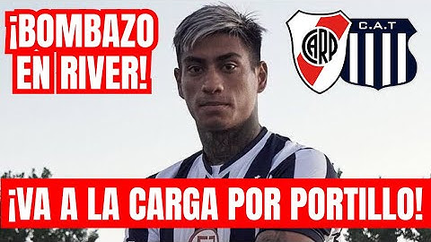 💣💥 BOMBAZO EN RIVER | AVANZA POR JUAN PORTILLO DE TALLERES | ¿PUEDE HABER TRUEQUE DE JUGADORES?