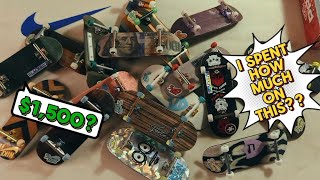 Showcasing my fingerboard collection