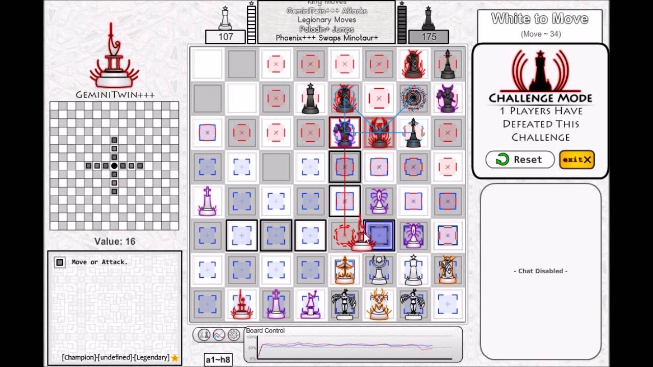 chess evolved online challenge