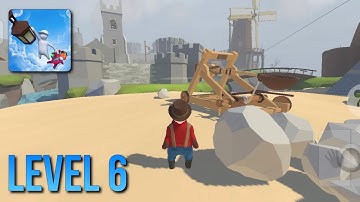 Human Fall Flat Mobile | Gameplay Walkthrough - (Level 6 : Castle)