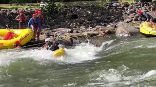 SLOW MO RAFTING IN OCOEE RIVER TENNESSEE USA OLD VIDEO AUGUST 6, 2022