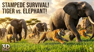 Tiger.elephant & zebra.fighting and running 3D Gameplay! #games #gameplay #gamingvideos #skarmanahad