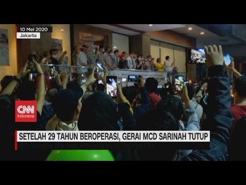 Resmi Ditutup Ratusan Orang Saksikan Penutupan Mcd Sarinah Youtube