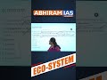 What is an Ecosystem? | UPSC Prelims Quick Revision | ABHIRAM Ias Academy #upsc2025 #quickrevision