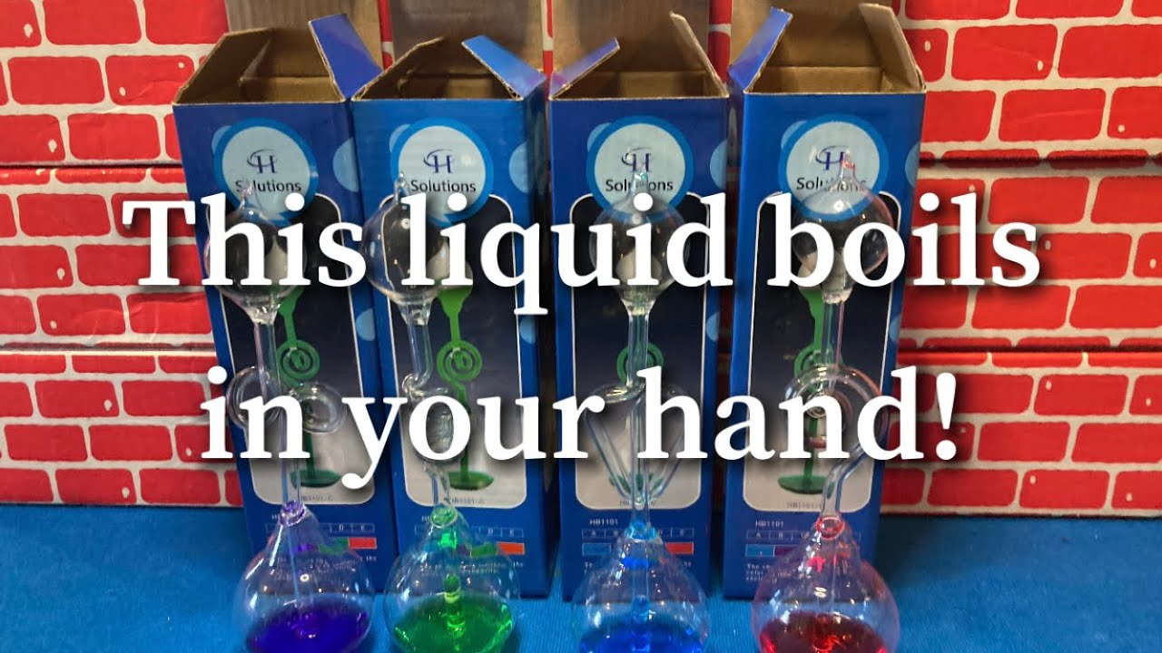 This magical liquid boils in your hand! YouTube