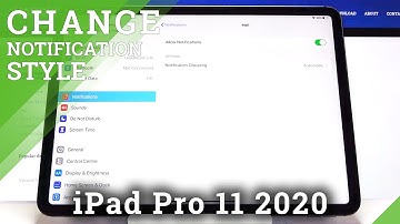 How to Manage Notifications Settings in iPad Pro 11 2020 – Notifications Settings