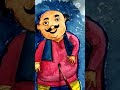 How to draw motu from motu patlu  motu drawing step by step tutorial  motu art  aaartworks