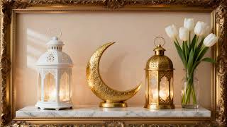 Ramadan Screensaver Tv Art | خلفية رمضان كريم frame tv art 4k | Ramadan Gold vintage frame 2026 screenshot 3