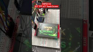 ESP32-C3 + 3.2" TFT LCD Touch Screen ST7789 240x320 - Hardware Connection Demo