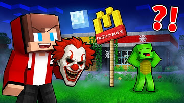 JJ Opened a SCARY MCDONALDS To Prank Mikey in Minecraft - Maizen