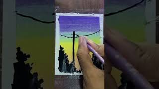 Scenery drawing beautiful ?? shorts viral