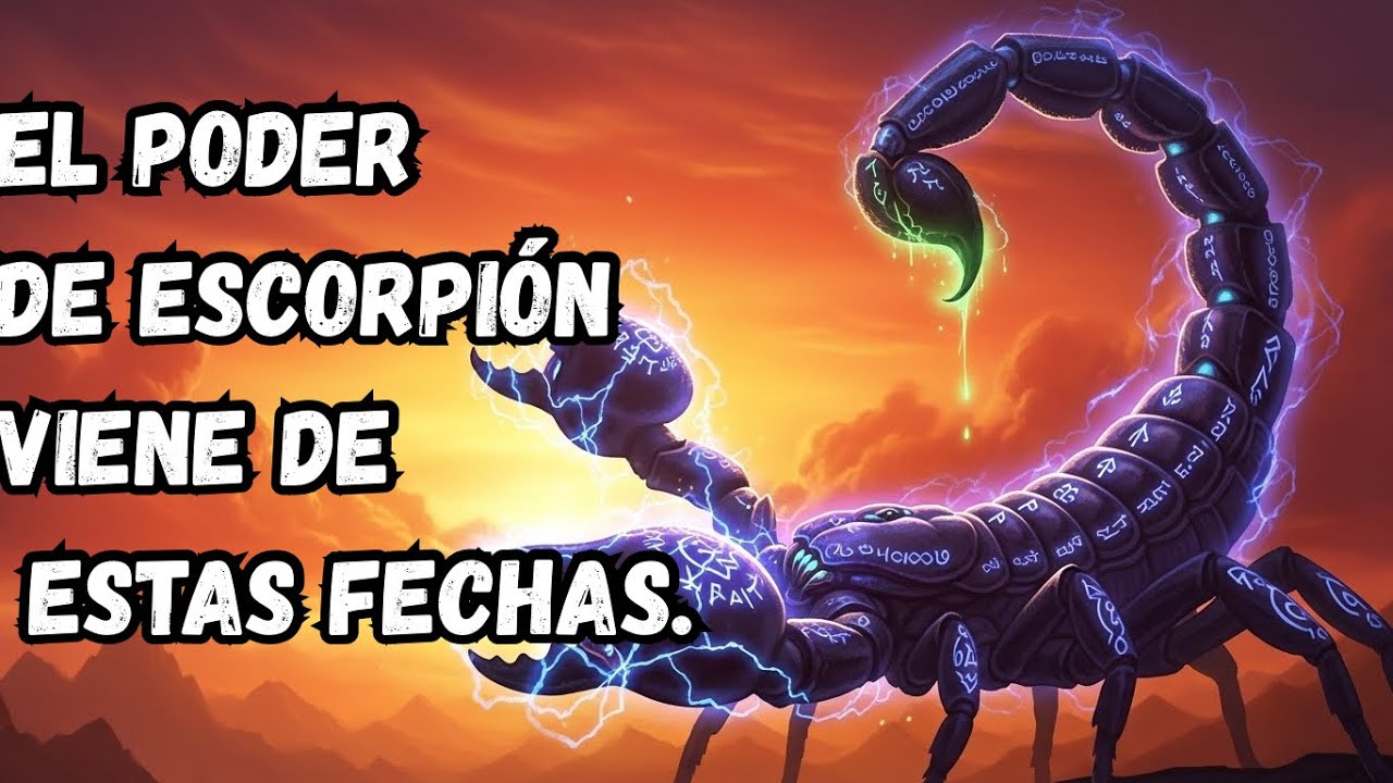 El poder del escorpión es tan grande que Dios le reservó un lugar a su lado en el cielo