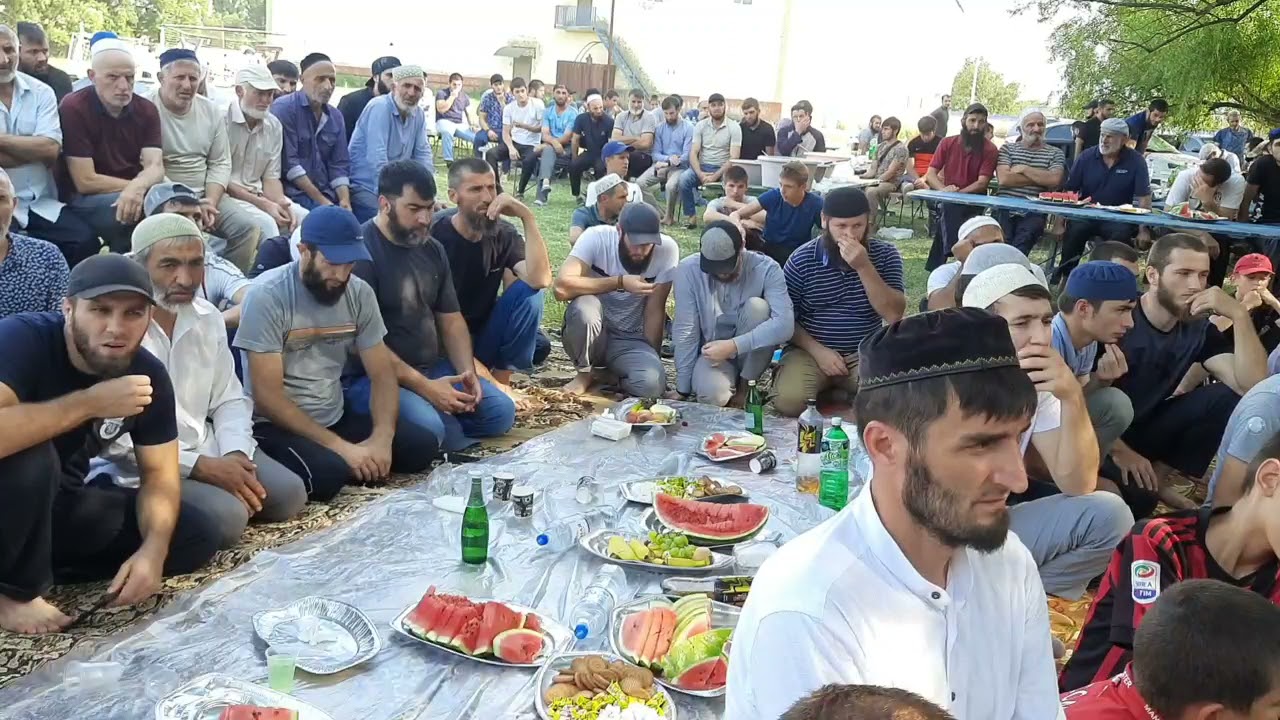 Мажлис в селение Новый Костек братьев с Губдена и Нового Костека на ...