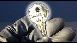 Satisfying Restoration Video - Polishing Old Brass key (Made In USA)