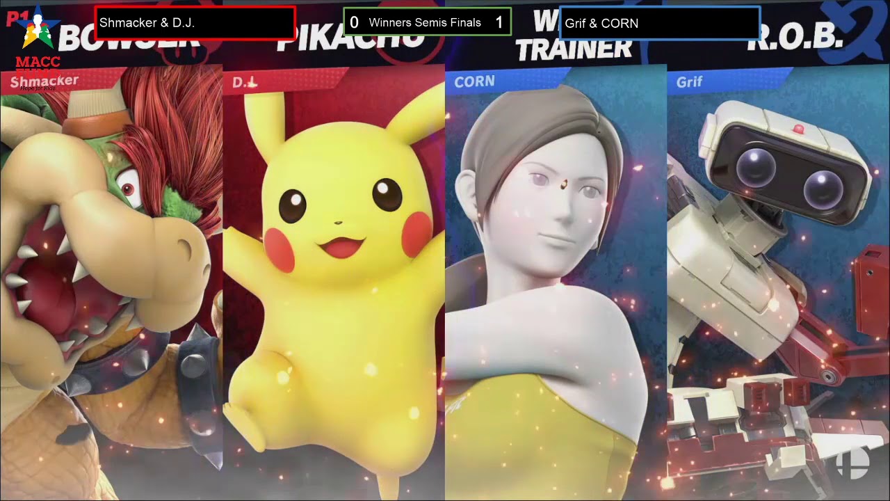 Shmacker Smashing Childhood Cancer Smash Ultimate Doubles - Shmacker & D.J. vs ...