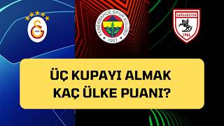 Üç Kupayı Almak Kaç Ülke Puanı?