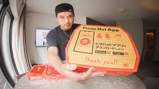 Trying Pizza Hut in Japan