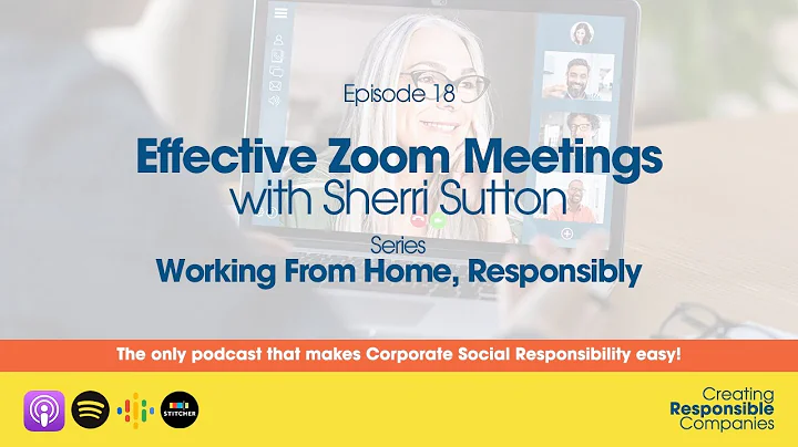 18: Effective Zoom Meetings with Sherri Sutton