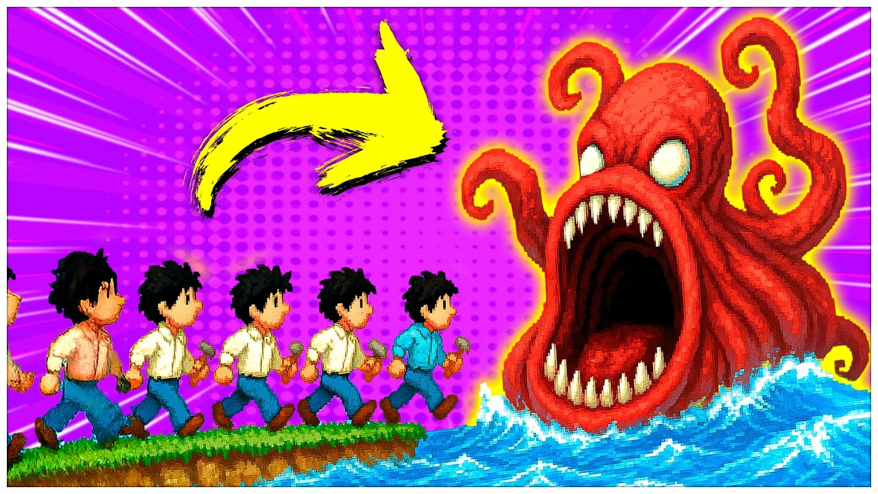 UMA ALDEIA INTEIRA CONTRA UM POLVO GIGANTESCO | Craftlings