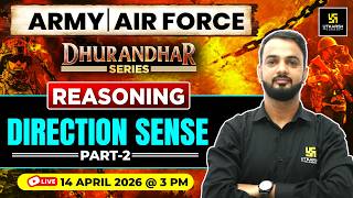 Direction Sense Part -2 | Reasoning | Dhurandhar Series | Army &amp; Air Force | Anil Sir