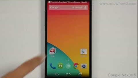 Google Nexus 5 - Add Widgets To The Home Screen