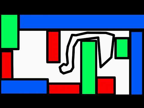 Blob solving maze