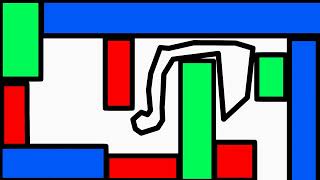 Blob solving maze