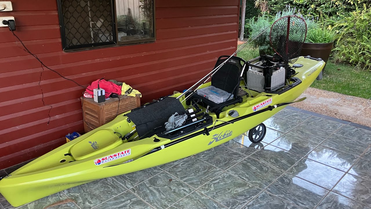 Hobie Mirage Outback Bass fishing