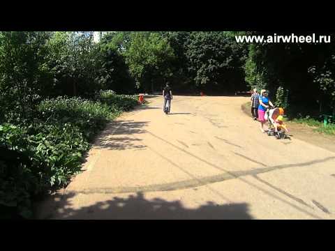 уличный тест на дальность моноколеса Airwheel X3
