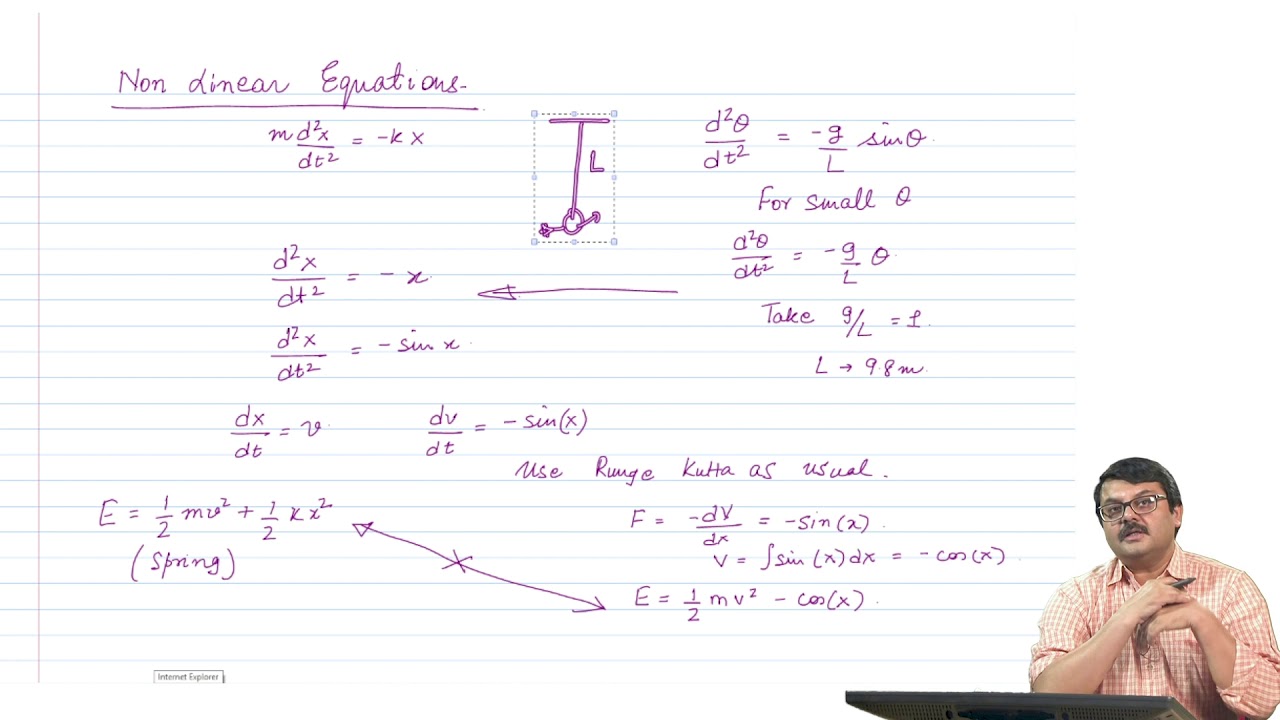 DIFF. COUPLED EQUATION NON LINEAR EQUATION PART 02 YouTube