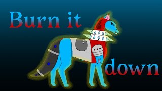 Burn it down animation meme(small flash warning)FlipaClip + ibisPaint