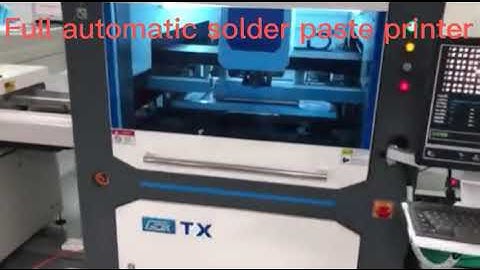 GDK full automatic solder paste printer screen printer stencil printer for PCBA assembly line