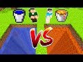 NÃO ESCOLHA O BURACO ERRADO NO MINECRAFT!! ÁGUA VS LAVA