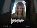 Melania Trump decries 'lies' linking her to Epstein, Maxwell
