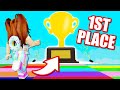 I Was The LUCKIEST Winner in Color Block Race (Roblox)