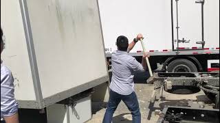 Holypan truck box breaking test