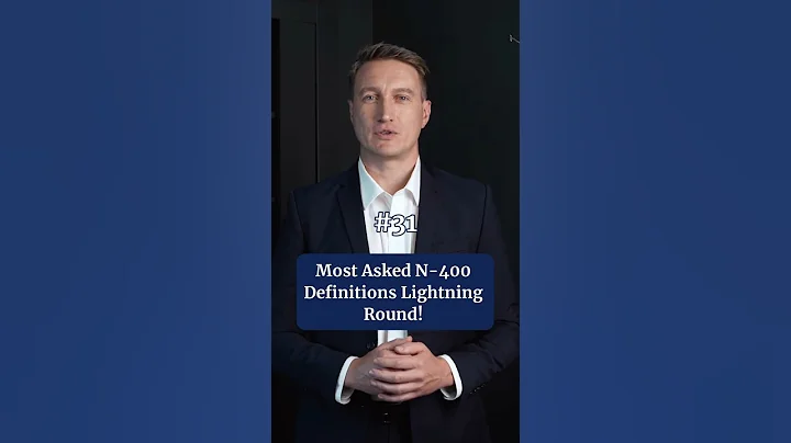 Most Asked n400 Definitions ⚡Round! #31 | US Citizenship  Test | n400 Part 9