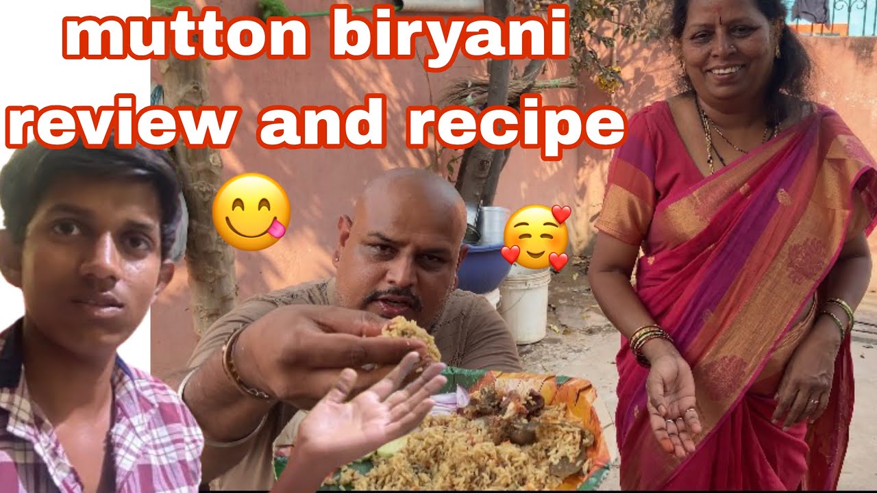 Authentic Mutton Biryani Recipe | Family Review & Taste Test! 🥘