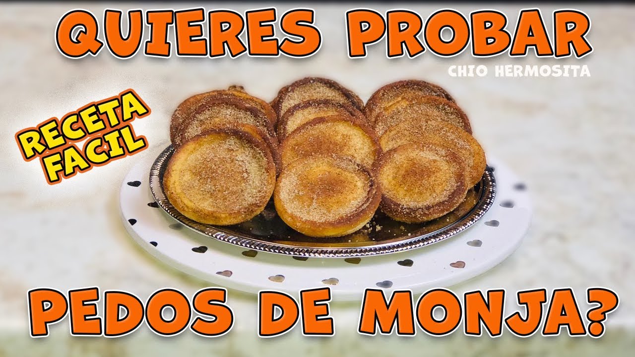 PEDOS DE MONJA Receta facil de preparar en casa